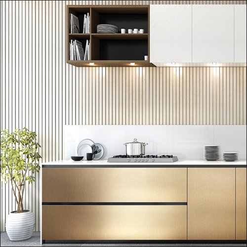 Coala Interior Film sfeerbeeld keuken met metallic effect