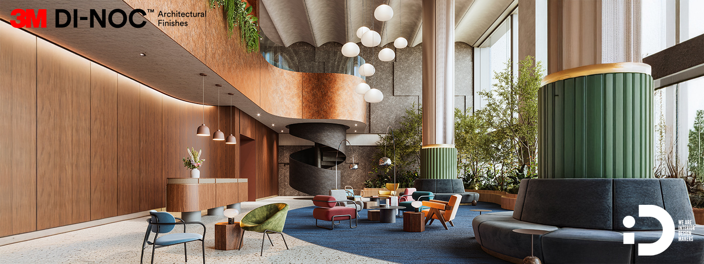Toepassing met 3M™ DI-NOC™Architecturale afwerkingen