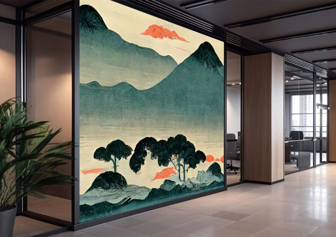 Toepassing met COALA WALL STICK CANVAS
