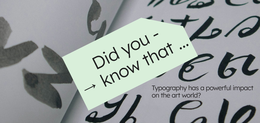 De invloed van typografie op de kunstwereld