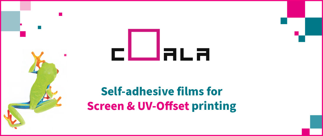 Coala zelfklevende folies voor zeefdruk en UV-offset