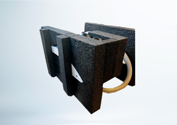 Mal van gerecycleerd non-cross-linked polyethyleenschuim