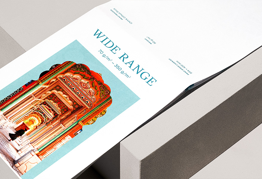 Opvouwbare kaart gedrukt op Print Speed Laserjet