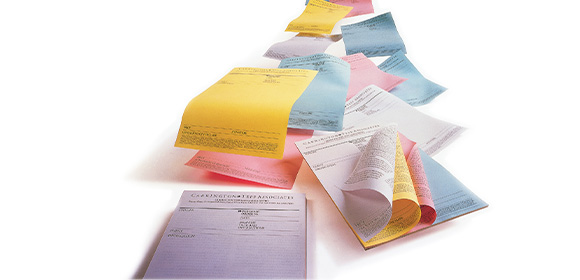 Xerox Carbonless toepassingen