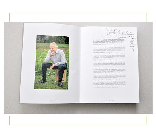 ‘Naturalité’ van Alain Ducasse, gedrukt op Conqueror Wove 