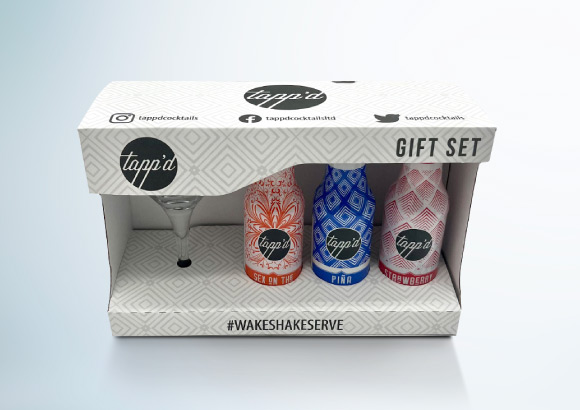 Stijlvolle geschenkdoos met een open voorkant