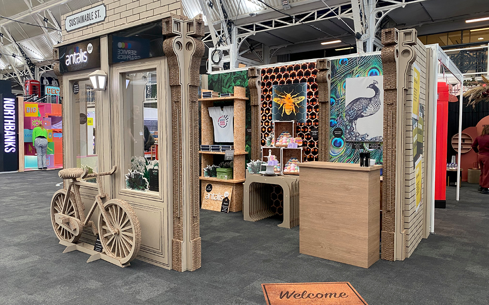Iconic Norwich Brands beurs - duurzame stand