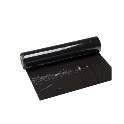 Stretchfilm Hand 17µ zwart 450mm x 300m