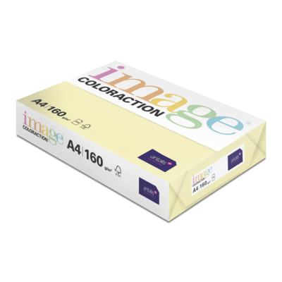 gekleurd papier Image Coloraction desert/lichtgeel 160g 210x297mm ingeriemd FSC®