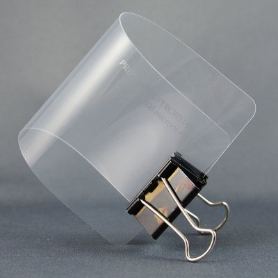 kunststof plaat Priplak Supercristal + natuur transparant 000 0.35 mm 700x1000mm ingeriemd