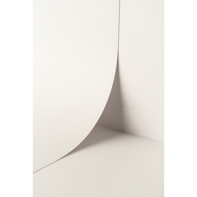 Keaykolour Saffiano White 340g/m² 700mm x 1000mm ingeriemd FSC®
