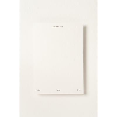 Keaykolour Fusilier White 340g/m² 700mm x 1000mm ingeriemd FSC®