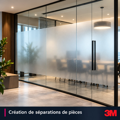 3M 7725 melkglasfolie voor binnensignalisatie, ruimteverdeling en gesneden decoratieve patronen