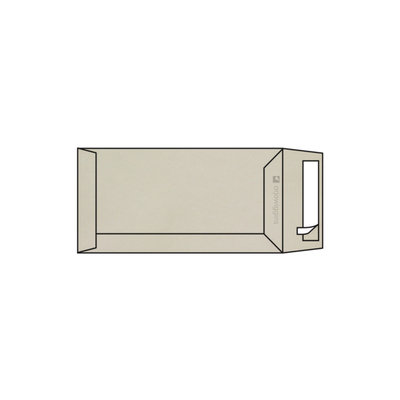 zakomslag Curious Translucents Color strip Zilver 100g 110x220mm doos FSC®