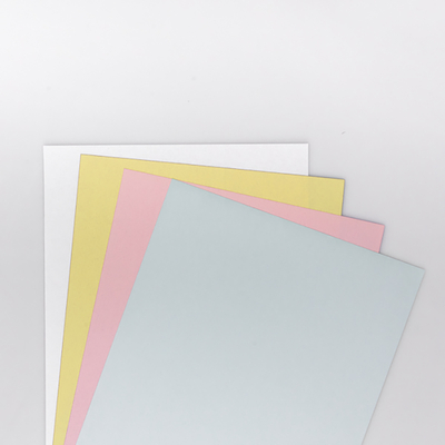 zelfkopiërend papier pre-collated Reverse Xerox Carbonless  CFBlue/CFBPink/CFB Yell/CBWhit CFBlue/CFBPink/CFB Yell/CBWhit 80g 210x297mm ingeriemd  003R99112