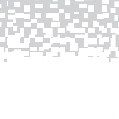 Coala Windows Decor Gradiation, White Squares, Exploded view of tapering, ,squares, PET Base, PS acrylic adhesive, 40 µ 1525 mm