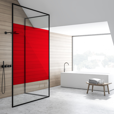 Coala Windows Decor Colours, Red vermillon, Transparen 1525 mm
