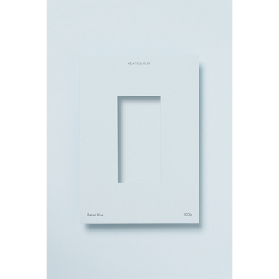 papier Keaykolour Pastel Blue 300g 700x1000mm ingeriemd FSC®