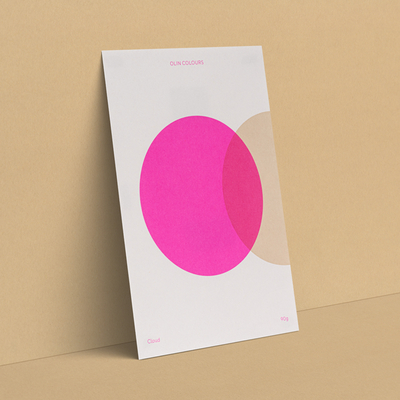 gekleurd papier Olin Colours Cloud 90g 450x640mm ingeriemd FSC®