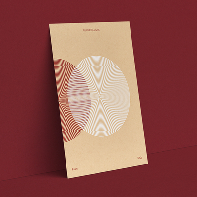 gekleurd papier Olin Colours Fawn 120g 450x640mm ingeriemd FSC®