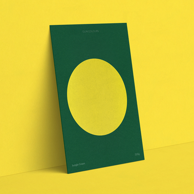gekleurd papier Olin Colours Jungle Green 170g 700x1000mm ingeriemd FSC®