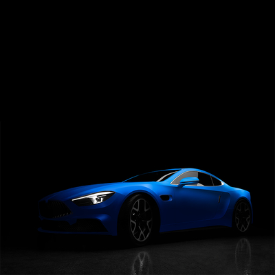 zelfklevende film Arlon Premium Colour Change mat FLITE Technology™ 555 Matte Aluminium Blue 1524mm x 25m