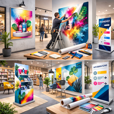 Coala Vinyl W – Witte monomere PVC-folie voor inkjetprinten op waterbasis, permanente kleeflaag voor binnentoepassingen.