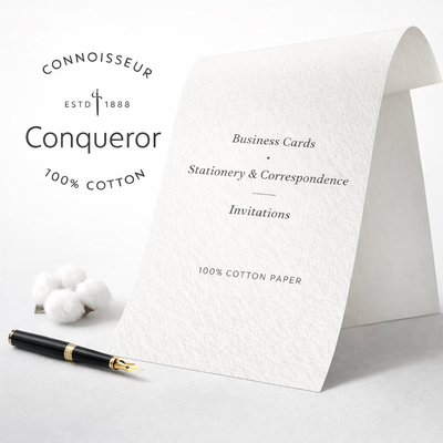 Conqueror Connoisseur Wove 100% cotton