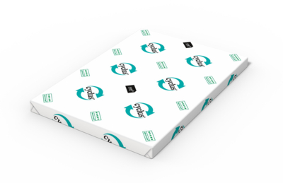 gestreken papier Cyclus Silk Plus wit 100g 720x1020mm ingeriemd FSC®