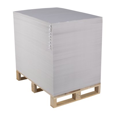 offset papier Cyclus Offset Recycled Pulp (Hout) wit 100g 450x640mm oningeriemd op palletten FSC®