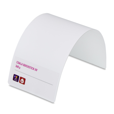inkjet Coala Quickstick UV, wit mat, verwijderbare lijm, 360µ, 1040mm x 20m