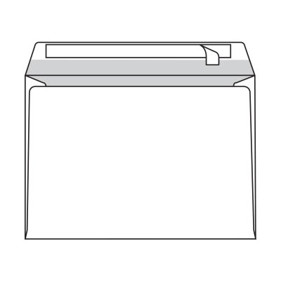 envelop Antalis Premium strip wit 90g 229x324mm doos met blauwe puntjes binnendruk FSC®