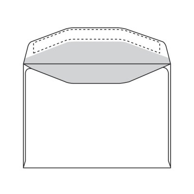 envelop Speedmail gegomd wit 80g 162x229mm doos met grijze binnendruk FSC®