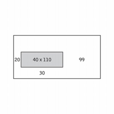 envelop Antalis Prestige 4all venster links gegomd hoogwit 90g 114x229mm doos met grijze binnendruk FSC®