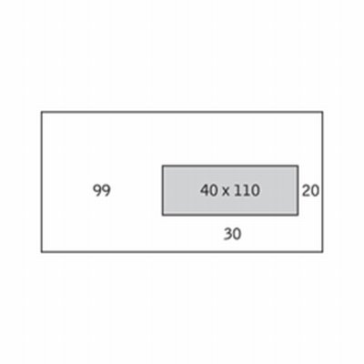 envelop Bio Top 3 venster rechts strip naturel wit 90g 114x229mm doos met bruine binnendruk FSC®