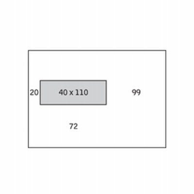 envelop Antalis Prestige 4all venster links strip hoogwit 90g 162x229mm doos met grijze binnendruk, voor digitaal drukken FSC®