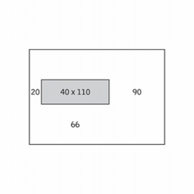 envelop Bio Top 3 venster links strip naturel wit 90g 156x220mm doos met bruine binnendruk FSC®