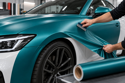 Hoogwaardige gegoten car wrap folies voor het inpakken en personaliseren van voertuigen