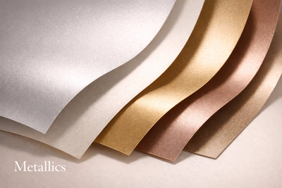 Metallic papier