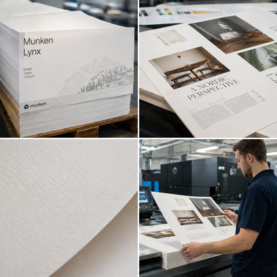 Munken Lynx – Premium offsetpapier in naturel wit, ideaal voor drukwerk en creatieve toepassingen. Antalis