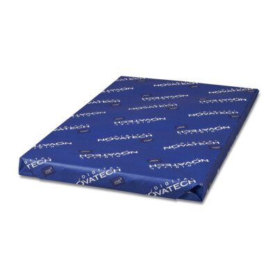 gestreken papier Novatech Digital silk wit 350g 480x330mm ingeriemd