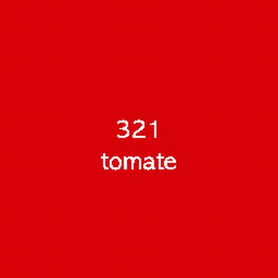 zelfklevende film Oracal 551 glanzend permanent 321 - tomato 91g 1260mm x 50m