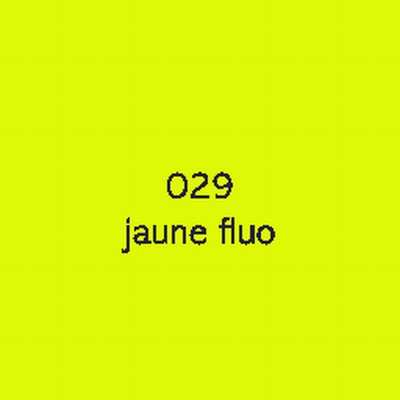 zelfklevende film Oracal 6510 fluorescent Permanente solvent lijm 029-geel fluo 154g 1260mm x 50m