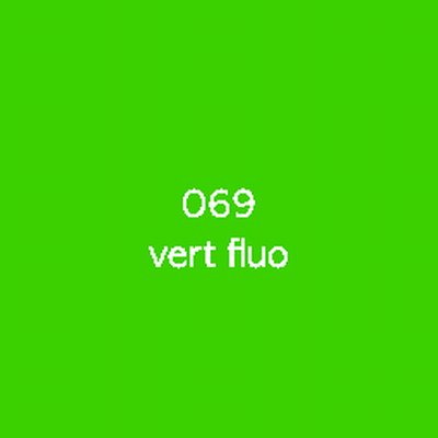 zelfklevende film Oracal 6510 fluorescent Permanente solvent lijm 069-groen fluo 154g 630mm x 50m