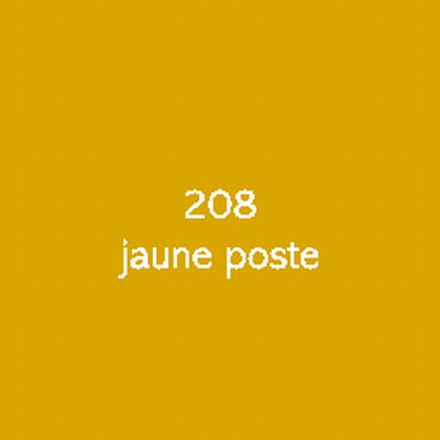 zelfklevende film Oracal 751C glanzend permanent 208-post office yellow 84g 1260mm x 50m