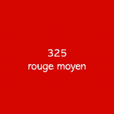 zelfklevende film Oracal 751C glanzend permanent 325-middle red 84g 1260mm x 50m