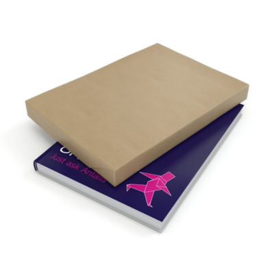 Gestreept kraft papier bruin 90 g/m² 700mm x 215m