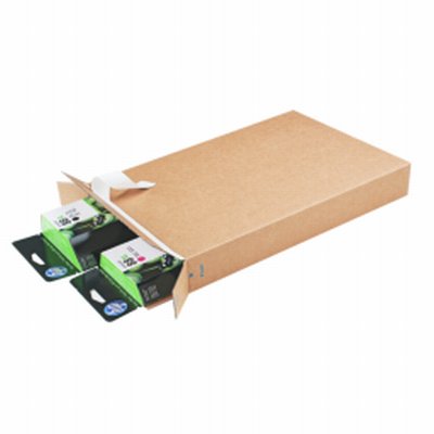 Verzenddoos Packbox Verzenddoos Bruin Enkelgolf E-golf inw. Formaat 46 x 243 x 343