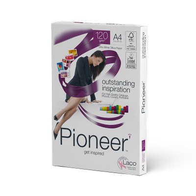 kopieerpapier Pioneer office paper wit 120g 210x297mm ingeriemd FSC®