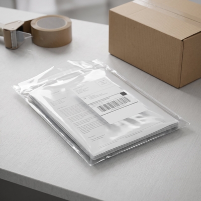 Transparante kunststof zakken voor verpakking, bescherming en verzending van producten